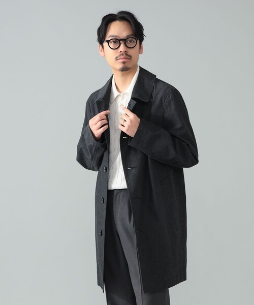 別注】MACKINTOSH / DUNKELD SHORT デニム ステンカラーコート（ステン