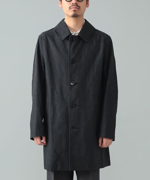 Mackintosh（マッキントッシュ）の「【別注】MACKINTOSH / DUNKELD SHORT デニム ステンカラーコート（ステンカラーコート・メンズ・ブラック/インディゴブルー・40/38/36/34）」の10枚目の写真