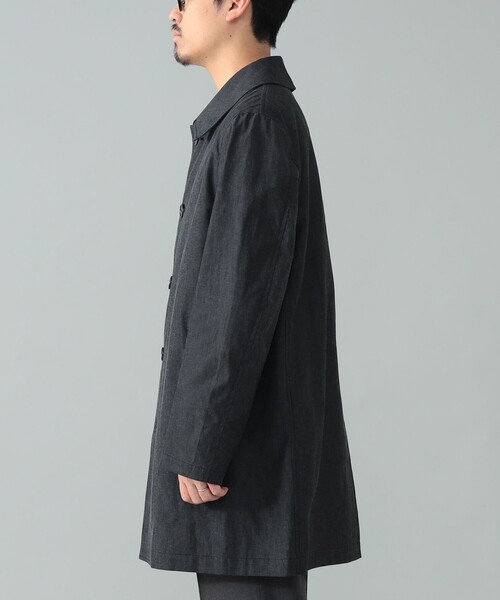 Mackintosh（マッキントッシュ）の「【別注】MACKINTOSH / DUNKELD SHORT デニム ステンカラーコート（ステンカラーコート・メンズ・ブラック/インディゴブルー・40/38/36/34）」の11枚目の写真