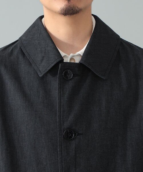 Mackintosh（マッキントッシュ）の「【別注】MACKINTOSH / DUNKELD SHORT デニム ステンカラーコート（ステンカラーコート・メンズ・ブラック/インディゴブルー・40/38/36/34）」の13枚目の写真