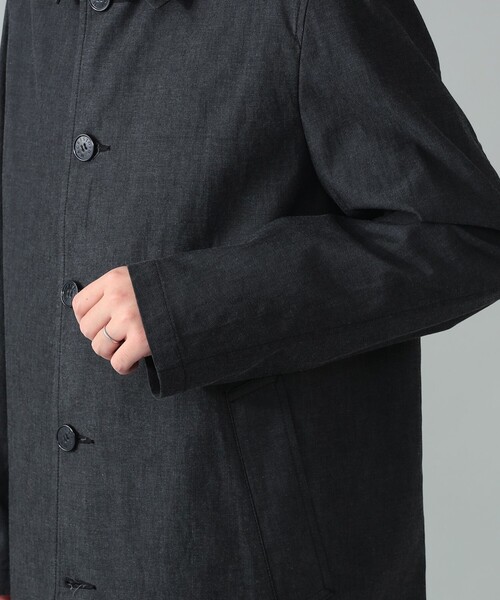 Mackintosh（マッキントッシュ）の「【別注】MACKINTOSH / DUNKELD SHORT デニム ステンカラーコート（ステンカラーコート・メンズ・ブラック/インディゴブルー・40/38/36/34）」の14枚目の写真