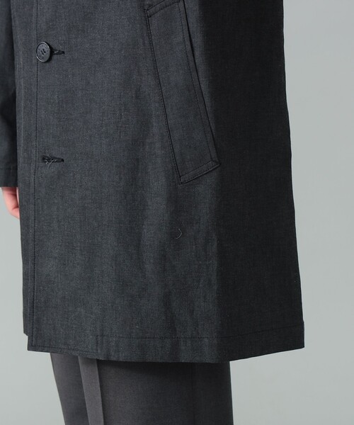 Mackintosh（マッキントッシュ）の「【別注】MACKINTOSH / DUNKELD SHORT デニム ステンカラーコート（ステンカラーコート・メンズ・ブラック/インディゴブルー・40/38/36/34）」の15枚目の写真