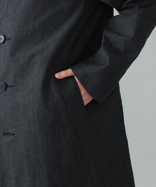 Mackintosh（マッキントッシュ）の「【別注】MACKINTOSH / DUNKELD SHORT デニム ステンカラーコート（ステンカラーコート・メンズ・ブラック/インディゴブルー・40/38/36/34）」の16枚目の写真