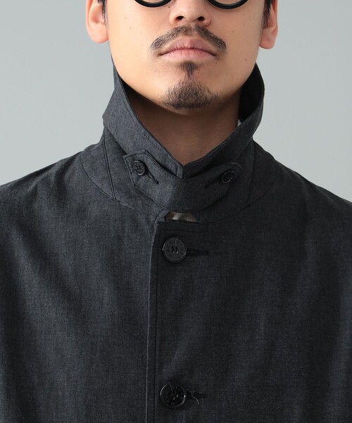 Mackintosh（マッキントッシュ）の「【別注】MACKINTOSH / DUNKELD SHORT デニム ステンカラーコート（ステンカラーコート・メンズ・ブラック/インディゴブルー・40/38/36/34）」の19枚目の写真