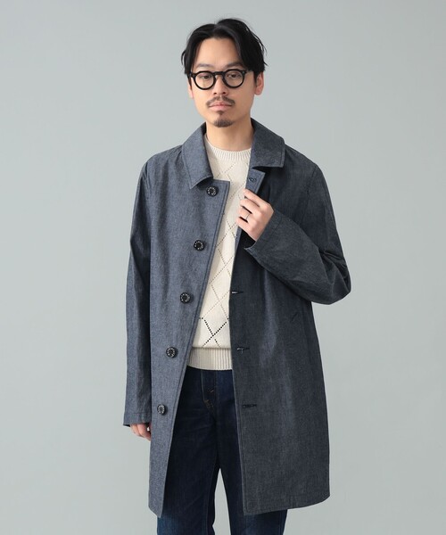 別注】MACKINTOSH / DUNKELD SHORT デニム ステンカラーコート（ステン