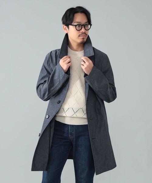 別注】MACKINTOSH / DUNKELD SHORT デニム ステンカラーコート（ステン