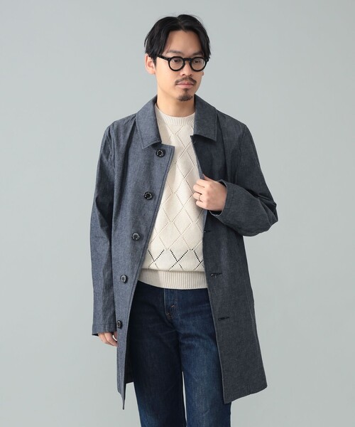 別注】MACKINTOSH / DUNKELD SHORT デニム ステンカラーコート（ステン