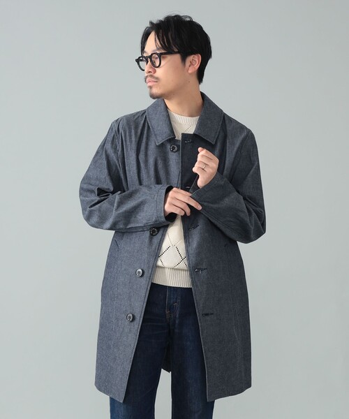 別注】MACKINTOSH / DUNKELD SHORT デニム ステンカラーコート（ステン