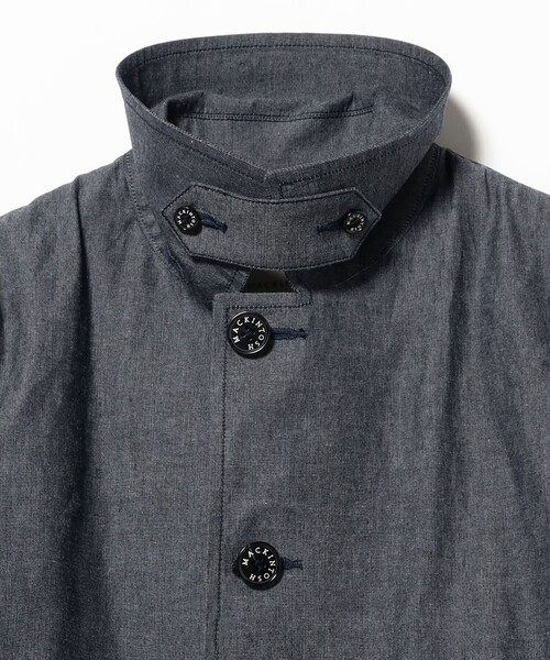別注】MACKINTOSH / DUNKELD SHORT デニム ステンカラーコート（ステン