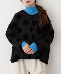 ノーカラージャケット（ドット柄）ファッション通販 - ZOZOTOWN