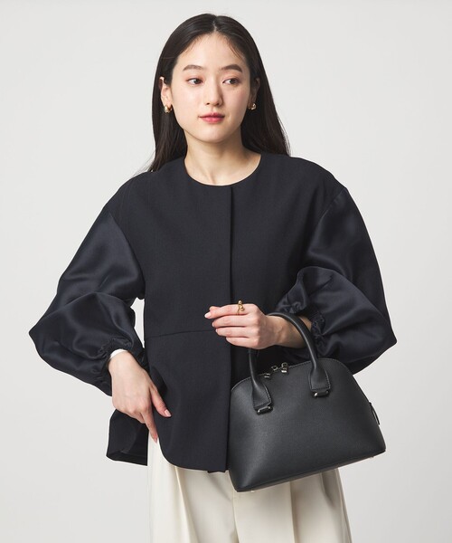 green label relaxing(グリーンレーベルリラクシング)の「3WAY ボストンバッグ / ショルダーバッグ(ショルダーバッグ・レディース・モカ/ブラウン/オフホワイト/ブラック・FREE)」の5枚目の写真