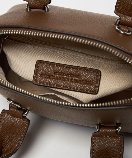 green label relaxing(グリーンレーベルリラクシング)の「3WAY ボストンバッグ / ショルダーバッグ(ショルダーバッグ・レディース・モカ/ブラウン/オフホワイト/ブラック・FREE)」の9枚目の写真