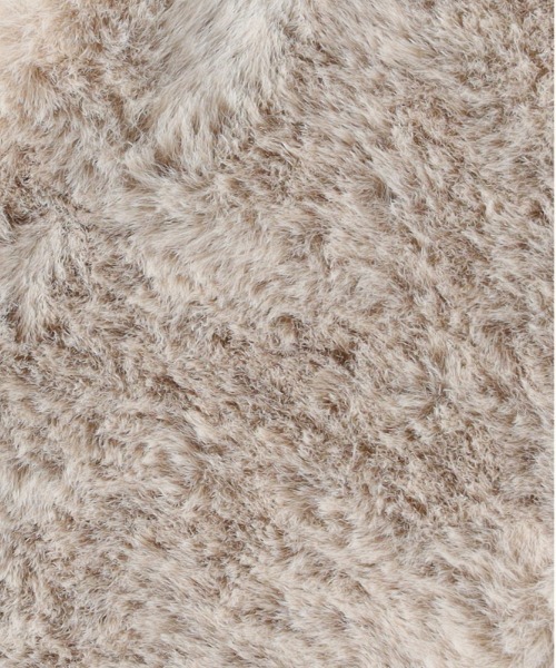 Right-on（ライトオン）の「【HONEYSUCKLE ROSE】フェイクファー ティペット (マフラー / ストール / ドレスアップ / 結婚式)（マフラー・レディース・ライトベージュ/グレー・ONE SIZE）」の6枚目の写真