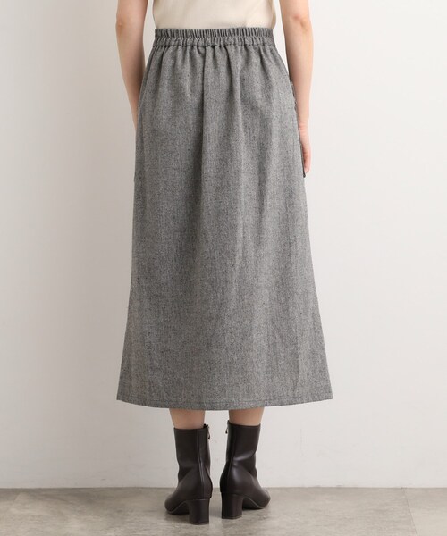 grove（グローブ）の「クラシカルツイード Aラインスカート（スカート・レディース・ブラック/チャコールグレー/オフホワイト・02/03/01/04/05）」の7枚目の写真