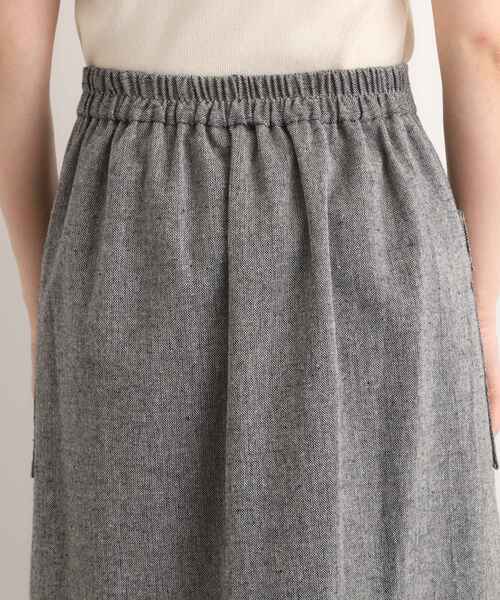 grove（グローブ）の「クラシカルツイード Aラインスカート（スカート・レディース・ブラック/チャコールグレー/オフホワイト・02/03/01/04/05）」の9枚目の写真