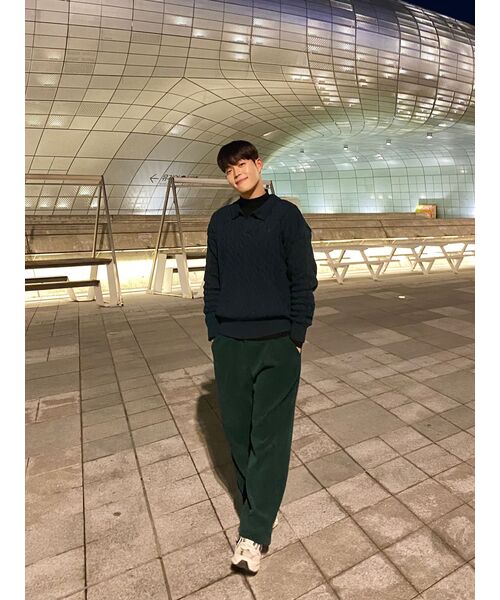 SIGNATURE（シグネチャ）の「ケーブルカラーニット[ネイビー]（ニット/セーター・レディース・その他・MEDIUM/LARGE）」の17枚目の写真