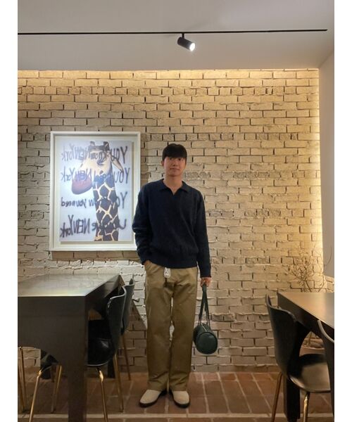 SIGNATURE（シグネチャ）の「ケーブルカラーニット[ネイビー]（ニット/セーター・レディース・その他・MEDIUM/LARGE）」の22枚目の写真