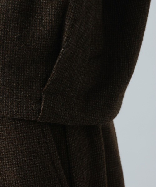 HARE（ハレ）の「レザーキリカエツイードブルゾン(HARE)（ブルゾン・メンズ・ブラウン/ブラック・SMALL/MEDIUM）」の19枚目の写真