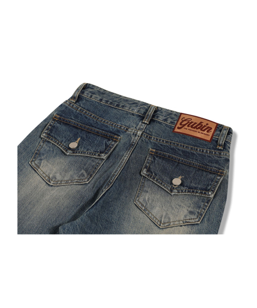 GUBIN(グビン)の「(W) レトロコーンデニムブーツカットデニムパンツ(デニムパンツ・レディース・その他・SMALL/MEDIUM/LARGE)」の7枚目の写真