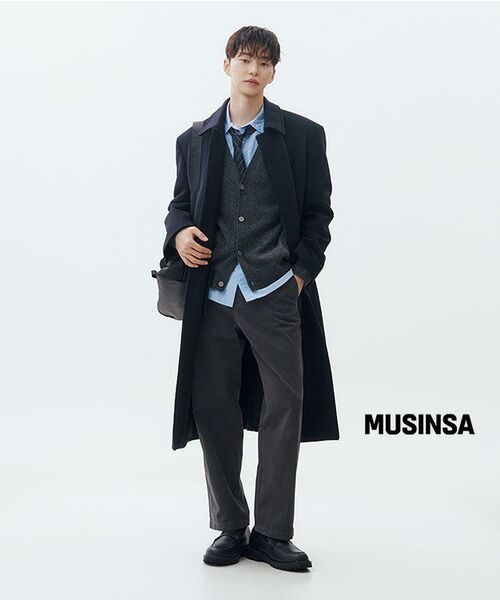 MUSINSA STANDARD（ムシンサスタンダード）の「リラックスドウォッシュドポプリンシャツ[ソックスブルー]（シャツ/ブラウス・メンズ・その他・SMALL/MEDIUM/LARGE/X-LARGE/XX-LARGE）」の11枚目の写真