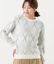 TOKYO SHIRTS | 【Pitta Re:)】 フェザーアーガイル プルオーバー(ニット/セーター)