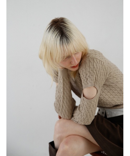 slit cable knit（ニット/セーター）｜Katrin TOKYO（カトリーン