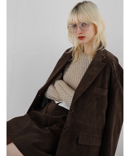 Katrin TOKYO(カトリーントーキョー)の「slit cable knit(ニット/セーター・レディース・ブラック/ベージュ/ライトオレンジ系・FREE/XS)」の18枚目の写真
