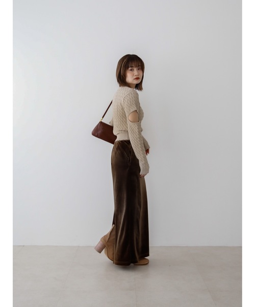 ATLAST CABLE KNIT 新品42未使用品　定価以下 Cable Painted Knit Pullover - SALE