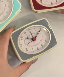 ammy.（エイミードット）の「【 ammy. / エイミードット 】 レトロ カラー スクエア クロック / 置時計（置時計）」