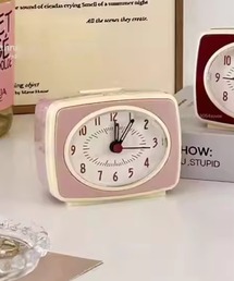 ammy.（エイミードット）の「【 ammy. / エイミードット 】 レトロ カラー スクエア クロック / 置時計（置時計）」