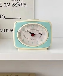 ammy.（エイミードット）の「【 ammy. / エイミードット 】 レトロ カラー スクエア クロック / 置時計（置時計）」