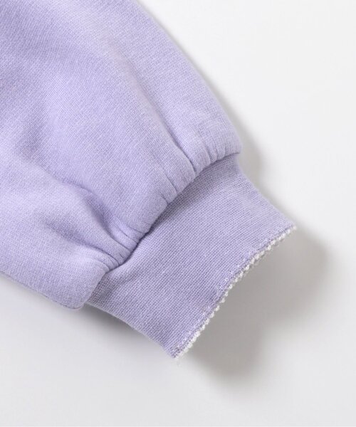 apres les cours（アプレレクール）の「【WEB限定/あったか】裏シャギーペプラム刺繍トレーナー（スウェット・キッズ・ラベンダー/ネイビー/ローズ/アイボリー・80/90/100/110/120/130/140）」の21枚目の写真