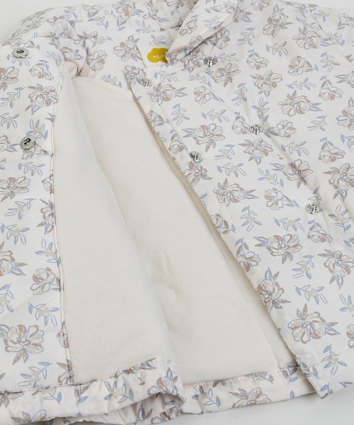 moimoln（モイモルン）の「フラワー軽量パデットジャケット（ブルゾン・キッズ・アイボリー・90cm/100cm/110cm/120cm/130cm）」の8枚目の写真