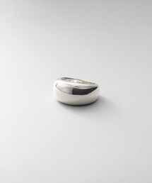 シルバー ドームピンキーリング