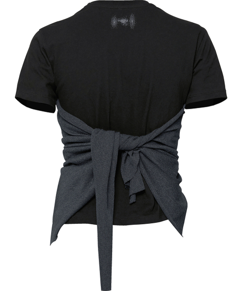 FLAREUP(フレアアップ)の「Bustier Layered T-Shirt (FL-122_Black&Charcoal)(Tシャツ/カットソー・レディース・チャコールグレー×ブラック・OS)」の3枚目の写真