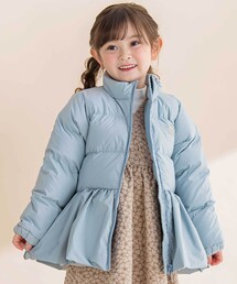 Noeil aime BeBe | ペプラム付きタフタダウンコート(ダウンジャケット/コート)