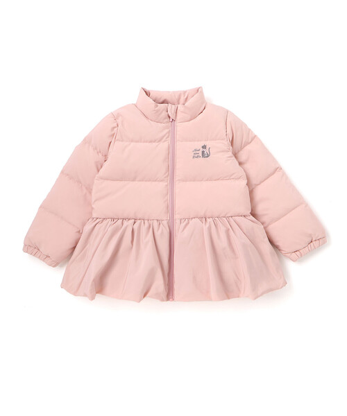 Noeil aime BeBe(ノイユエイムベベ)の「ペプラム付きタフタダウンコート(ダウンジャケット/コート・キッズ・ブルー/ピンク・130cm/100cm/120cm/110cm/90cm)」の10枚目の写真