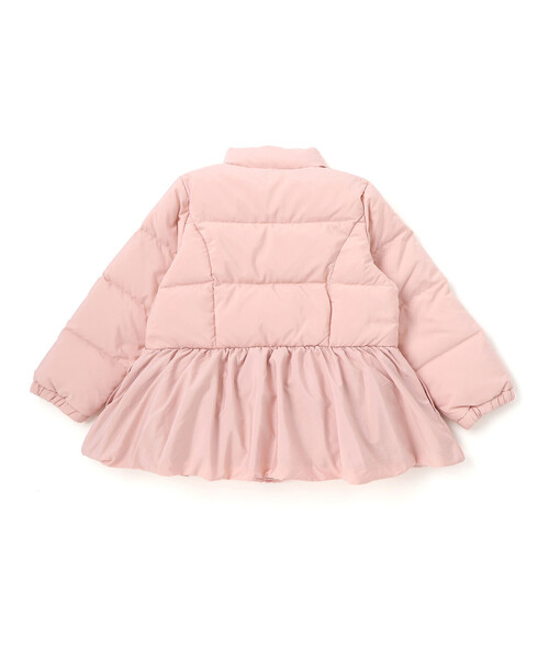 Noeil aime BeBe(ノイユエイムベベ)の「ペプラム付きタフタダウンコート(ダウンジャケット/コート・キッズ・ブルー/ピンク・130cm/100cm/120cm/110cm/90cm)」の11枚目の写真