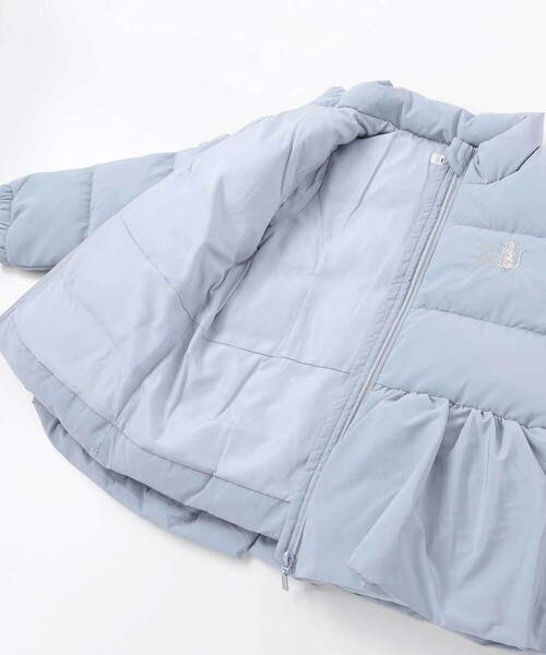 Noeil aime BeBe(ノイユエイムベベ)の「ペプラム付きタフタダウンコート(ダウンジャケット/コート・キッズ・ブルー/ピンク・130cm/100cm/120cm/110cm/90cm)」の20枚目の写真