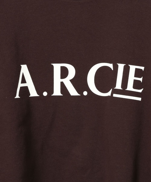 AMERICAN RAG CIE（アメリカンラグシー）の「【AMERICAN RAG CIE】ロゴクルースウェット（スウェット・メンズ・ライトグレー/ブラウン・LARGE/MEDIUM）」の11枚目の写真