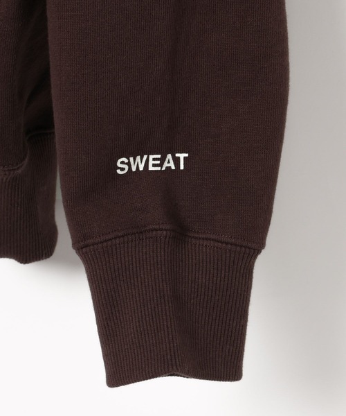 AMERICAN RAG CIE（アメリカンラグシー）の「【AMERICAN RAG CIE】ロゴクルースウェット（スウェット・メンズ・ライトグレー/ブラウン・LARGE/MEDIUM）」の3枚目の写真