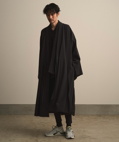 和ROBE（ワローブ）の「2025年秋冬の和ROBE / HOUI COAT（その他アウター・メンズ・ブラック/ダークグレー・2/3）」の15枚目の写真