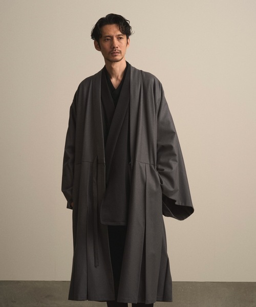 和ROBE（ワローブ）の「2025年秋冬の和ROBE / HOUI COAT（その他アウター・メンズ・ブラック/ダークグレー・2/3）」の12枚目の写真