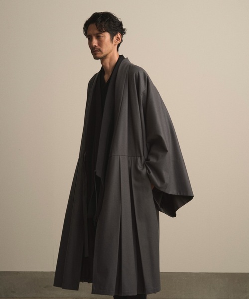 和ROBE（ワローブ）の「2025年秋冬の和ROBE / HOUI COAT（その他アウター・メンズ・ブラック/ダークグレー・2/3）」の13枚目の写真