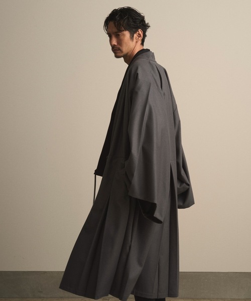 和ROBE（ワローブ）の「2025年秋冬の和ROBE / HOUI COAT（その他アウター・メンズ・ブラック/ダークグレー・2/3）」の3枚目の写真