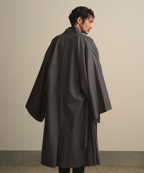 和ROBE（ワローブ）の「2025年秋冬の和ROBE / HOUI COAT（その他アウター・メンズ・ブラック/ダークグレー・2/3）」の4枚目の写真