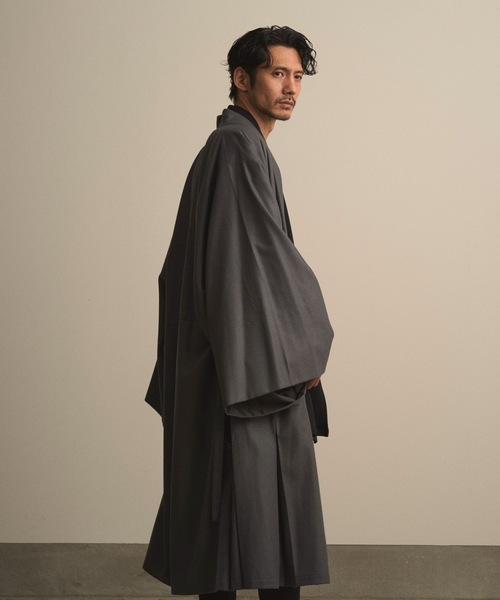 和ROBE（ワローブ）の「2025年秋冬の和ROBE / HOUI COAT（その他アウター・メンズ・ブラック/ダークグレー・2/3）」の5枚目の写真