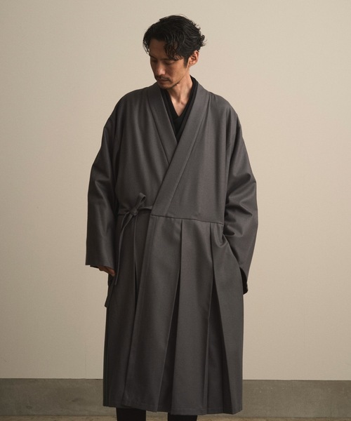 和ROBE（ワローブ）の「2025年秋冬の和ROBE / HOUI COAT（その他アウター・メンズ・ブラック/ダークグレー・2/3）」の6枚目の写真