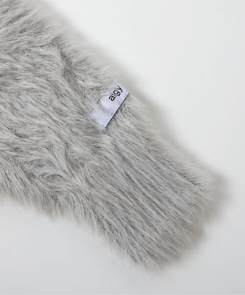 algy(アルジー)の「ロゴジャガードシャギーニット(ニット/セーター・キッズ・レッド/オフホワイト/グレー・XX-SMALL/X-SMALL/SMALL/MEDIUM)」の13枚目の写真