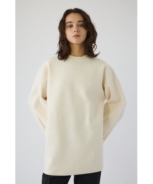 Middle length box knit tops ミドルレングスボックスニットトップス